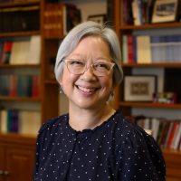 20230721foskett2 Chair of the Department for the Study of Religions Mary Foskett posed for portrait in the Divinity and Religious Studies Building on Friday, July 21, 2023.